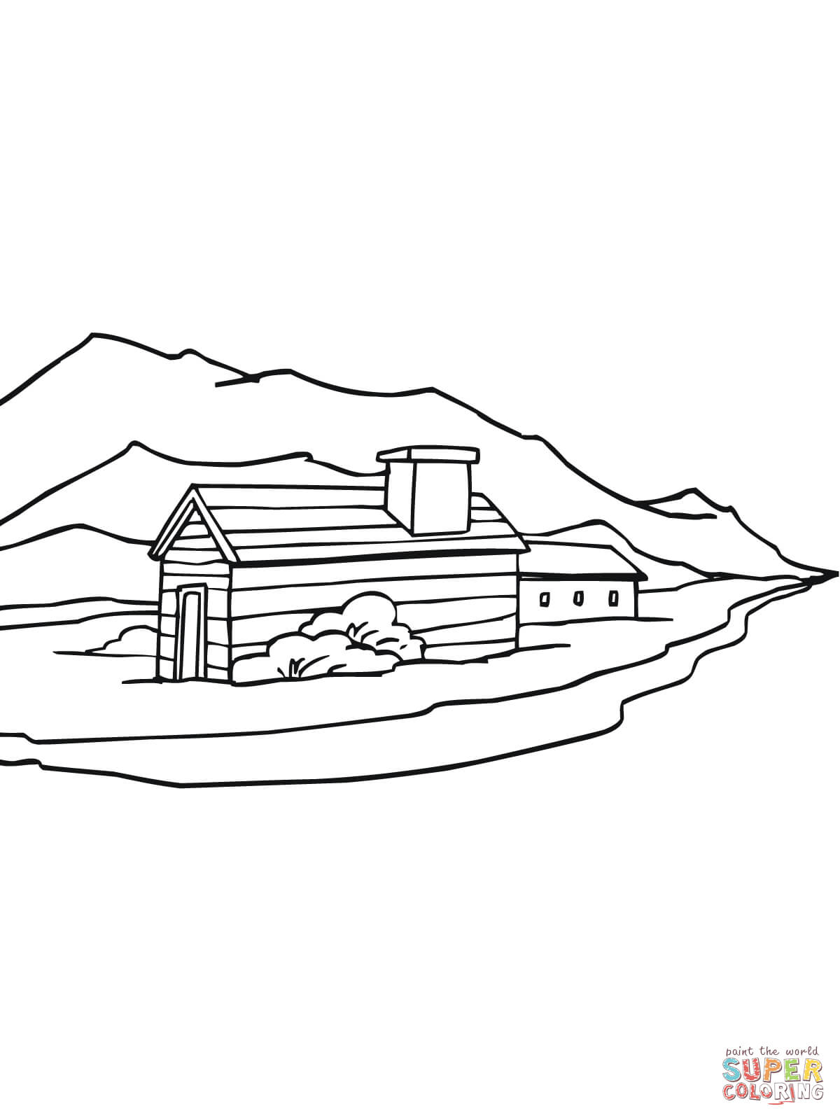 1200x1600 Norway Rural Landscape Coloring Page Free Printable Coloring Pages