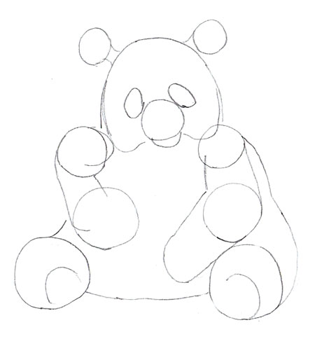 450x484 How To Draw A Panda