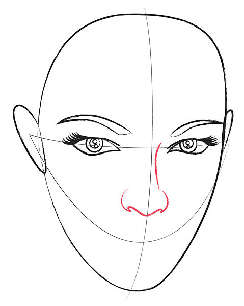 479x600 Pencil Sketches And Drawings How To Draw A Human Head