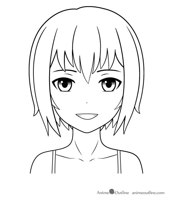 560x650 How To Draw Anime And Manga Mouth,ears And Noses My Anime Paradise