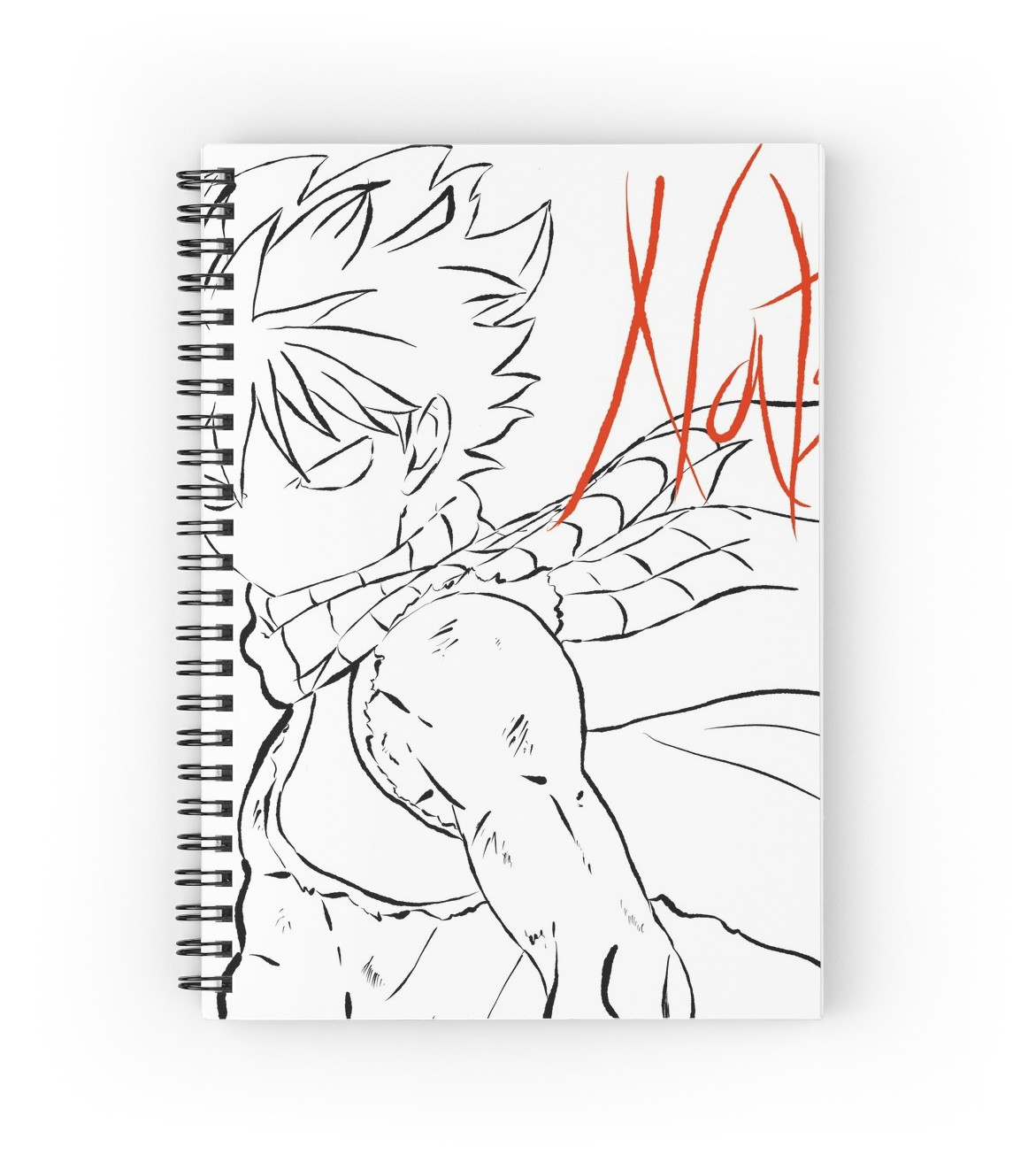 1171x1313 Natsu. 1 Spiral Notebooks By Barnieeaglewood Redbubble