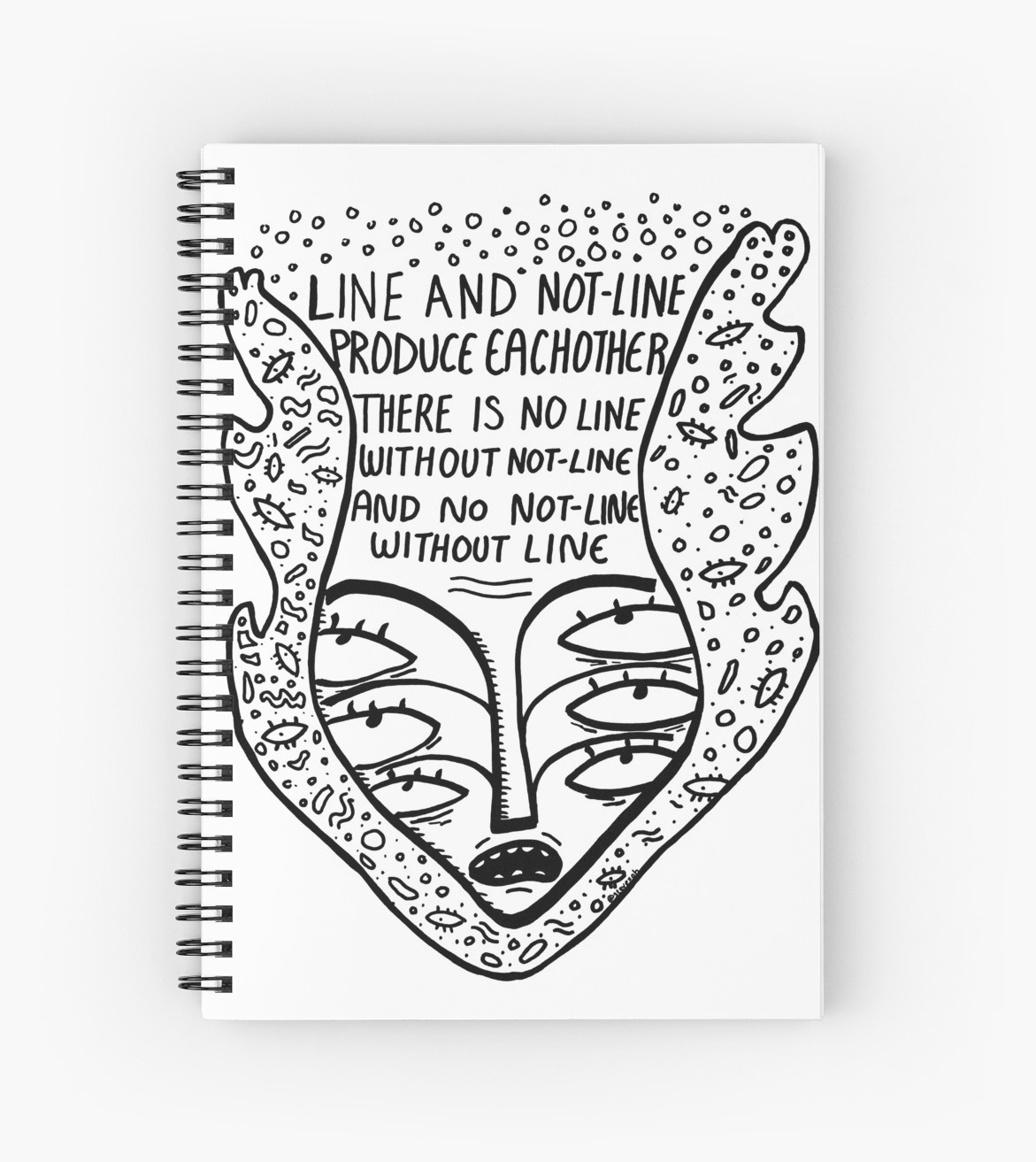 1171x1313 Non Duality Spiral Notebooks By Stevexoh Redbubble
