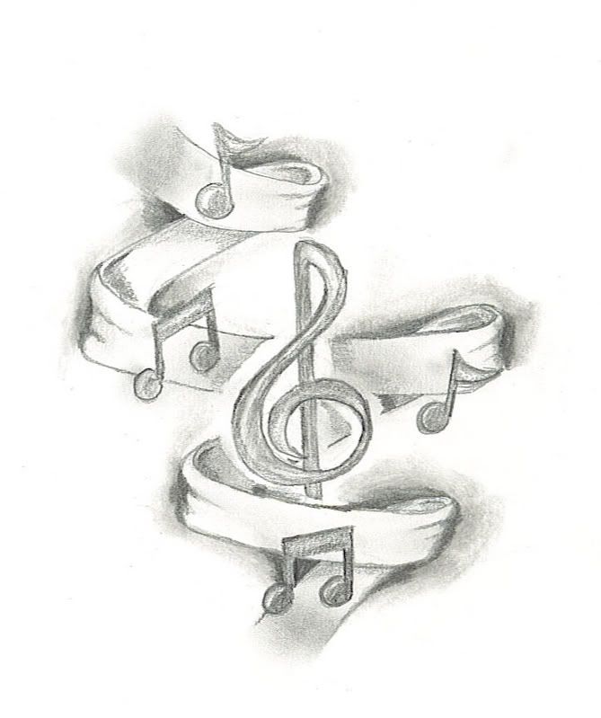 669x799 Drawings Of Music Drawing Of Music Notes Picture By France 073