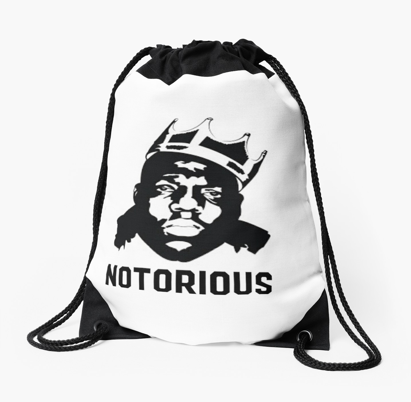 1435x1404 Notorious Big Drawstring Bags By Tets88 Redbubble