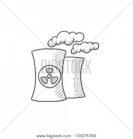 450x470 Nuclear Power Plant Vector Sketch Vector Amp Photo Bigstock