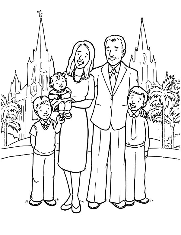 Nuclear Family Drawing at GetDrawings | Free download
