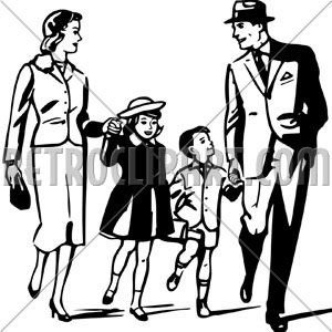 300x300 Retro Family,