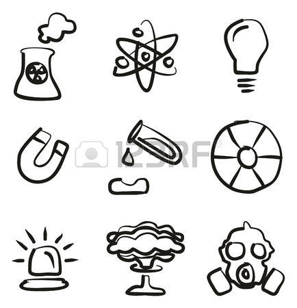 434x450 Nuclear Power Plant Icons Freehand Royalty Free Cliparts, Vectors