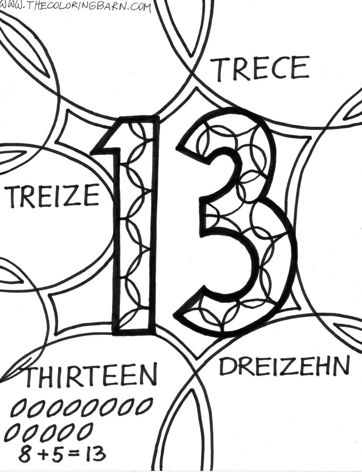 736x960 64 Best 13 Images On Lucky Number, Number 13