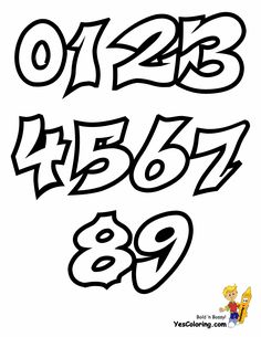 236x305 Permanent Link To Graffiti Sketches Numbers Illustrator