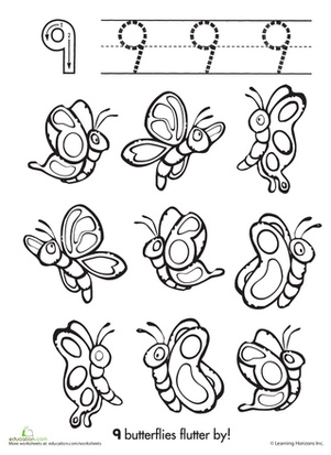 301x413 Practice Writing The Number 9 Writing Numbers, Worksheets