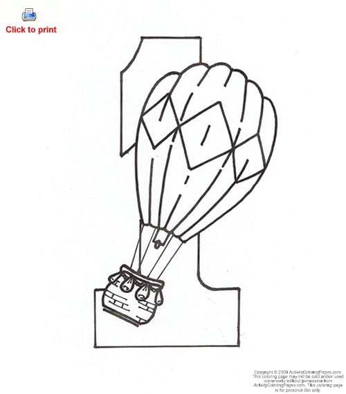 500x570 Coloring Pages For Kids Number One 1 Coloring Pages