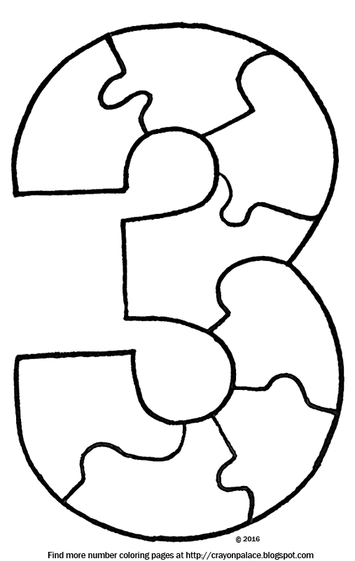 507x800 Puzzle Numbers Three Crayon Palace