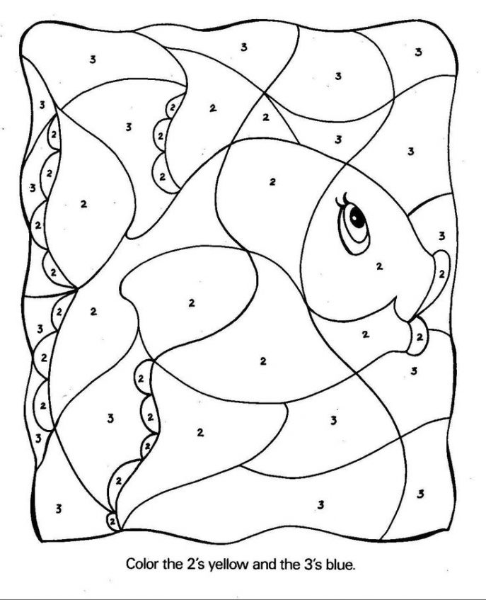 687x847 Coloring Pages Number Coloring Pages For Kids Winsome Free