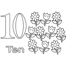 230x230 Top 21 Free Printable Number Coloring Pages Online