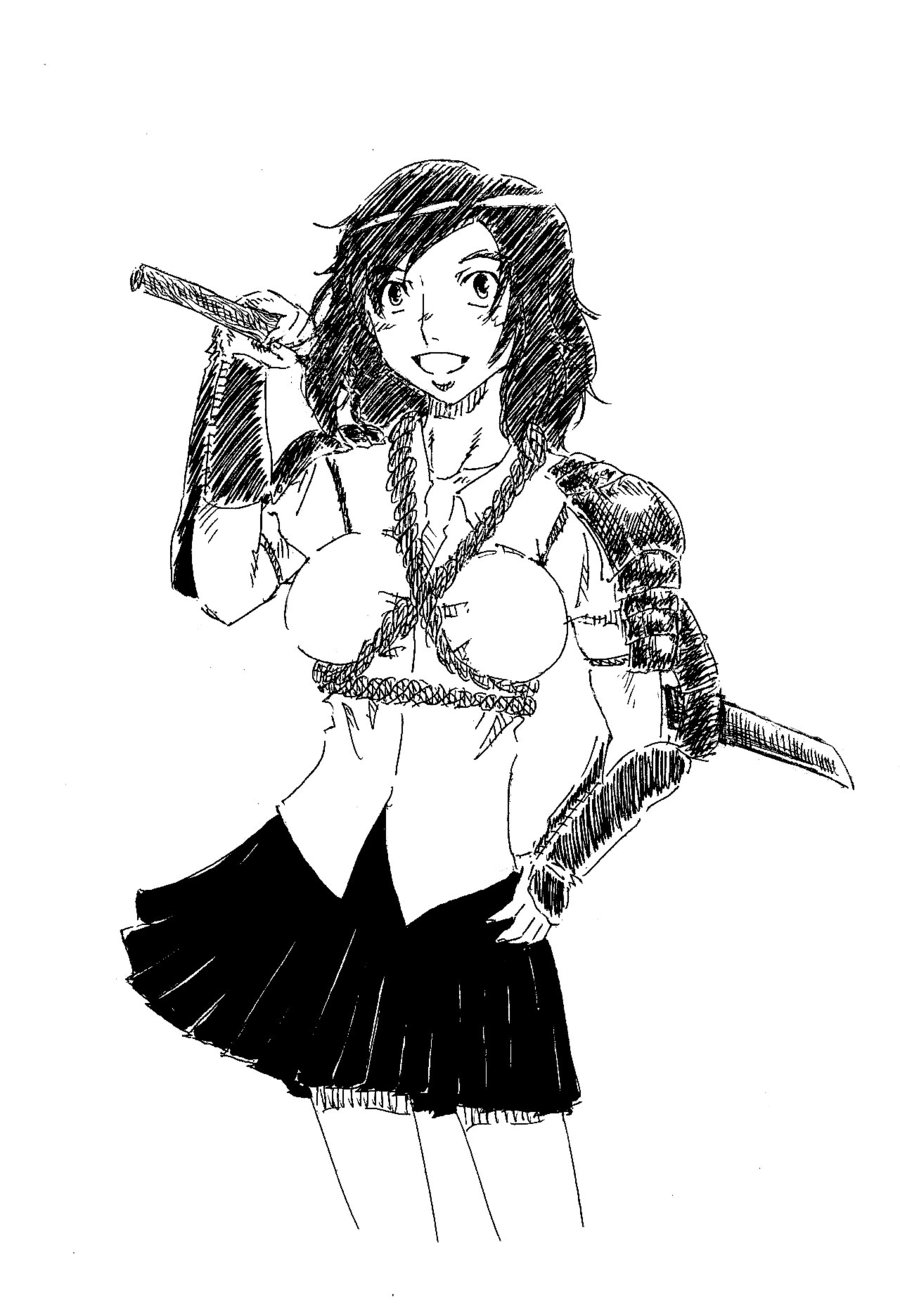 900x1313 Nun Phkap Warrior By Siwawuth