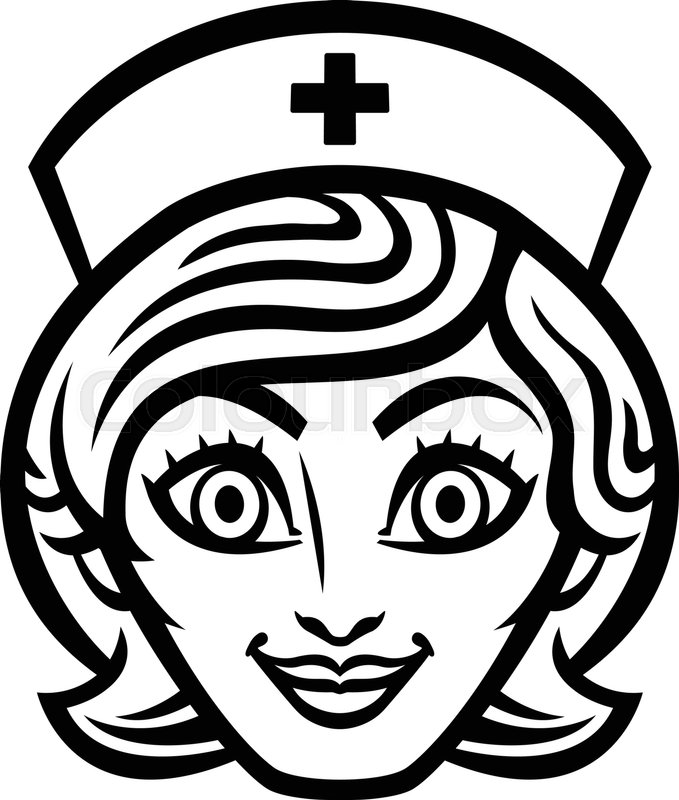 679x800 Friendly Female Nurse Cartoon Face Smile Vector Illustration