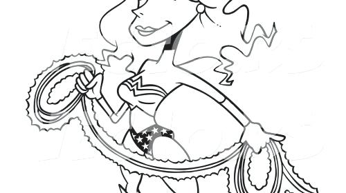 500x280 Nurse Coloring Pages Best Of Vector A Cartoon Wonder With Rope