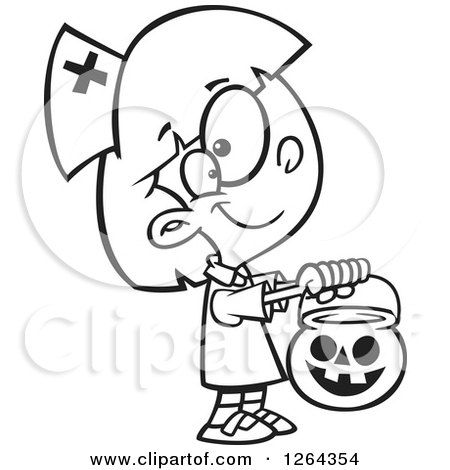 450x470 Royalty Free (Rf) Clip Art Illustration Of A Cartoon Nurse Chasing