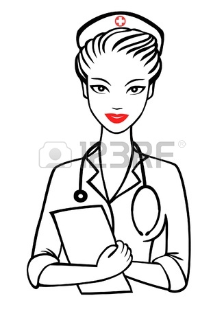 327x450 Vector Nurse With Smile Royalty Free Cliparts, Vectors, And Stock