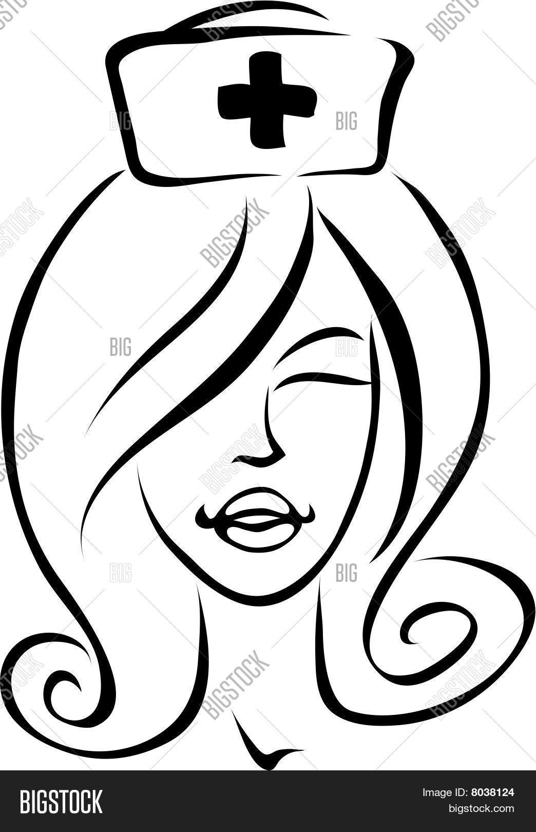 1044x1620 Cartoon Nurse Icon Vector Amp Photo Bigstock