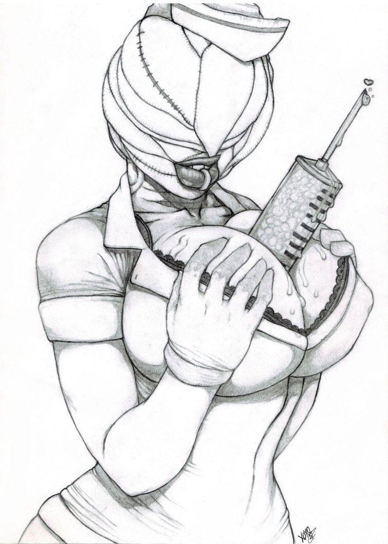 755x1059 Silent Hill Nurse By Xxspikesxx