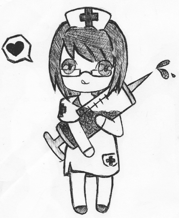 757x924 Chibi Nurse By Unwantedcookies