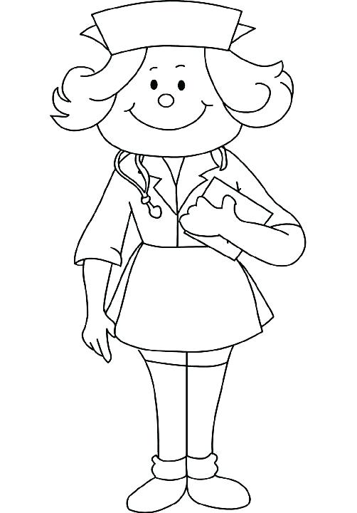 502x720 Cool Nurse Coloring Pages Crayola Photo Para Tattoos Kids Patch