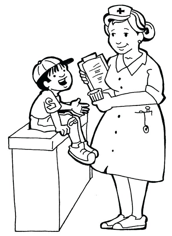 585x800 Nurse Coloring Page Synthesis.site