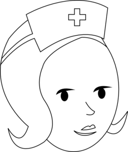 252x300 Nurse Outline Clip Art