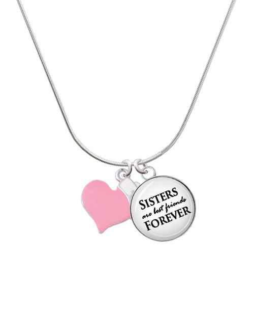 500x625 Purple Heart With Nurse Hat Sisters Are Best Friends Glass Dome