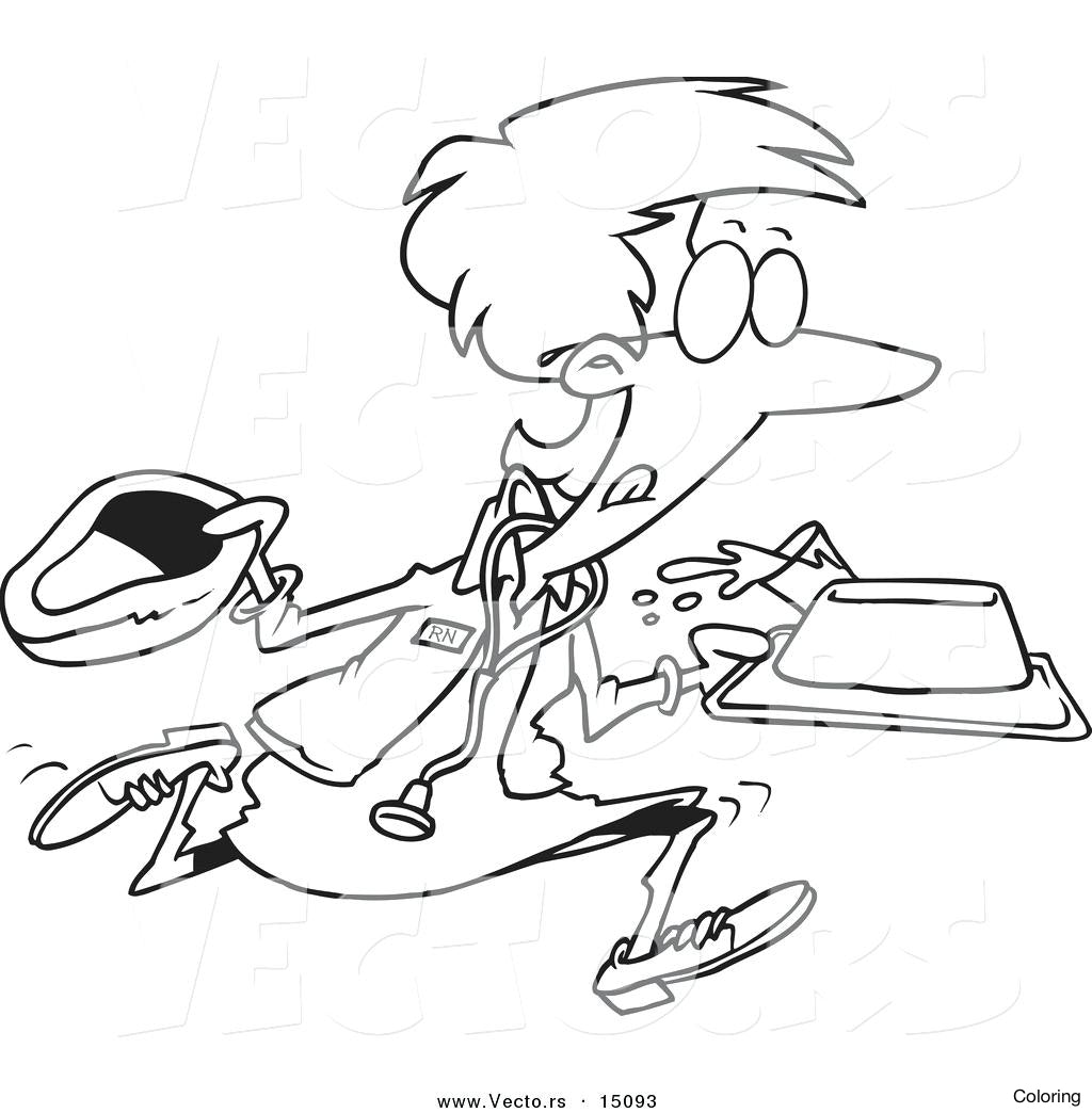 1024x1044 Nurse Kids Coloring Page Very High Quality Hand Drawing