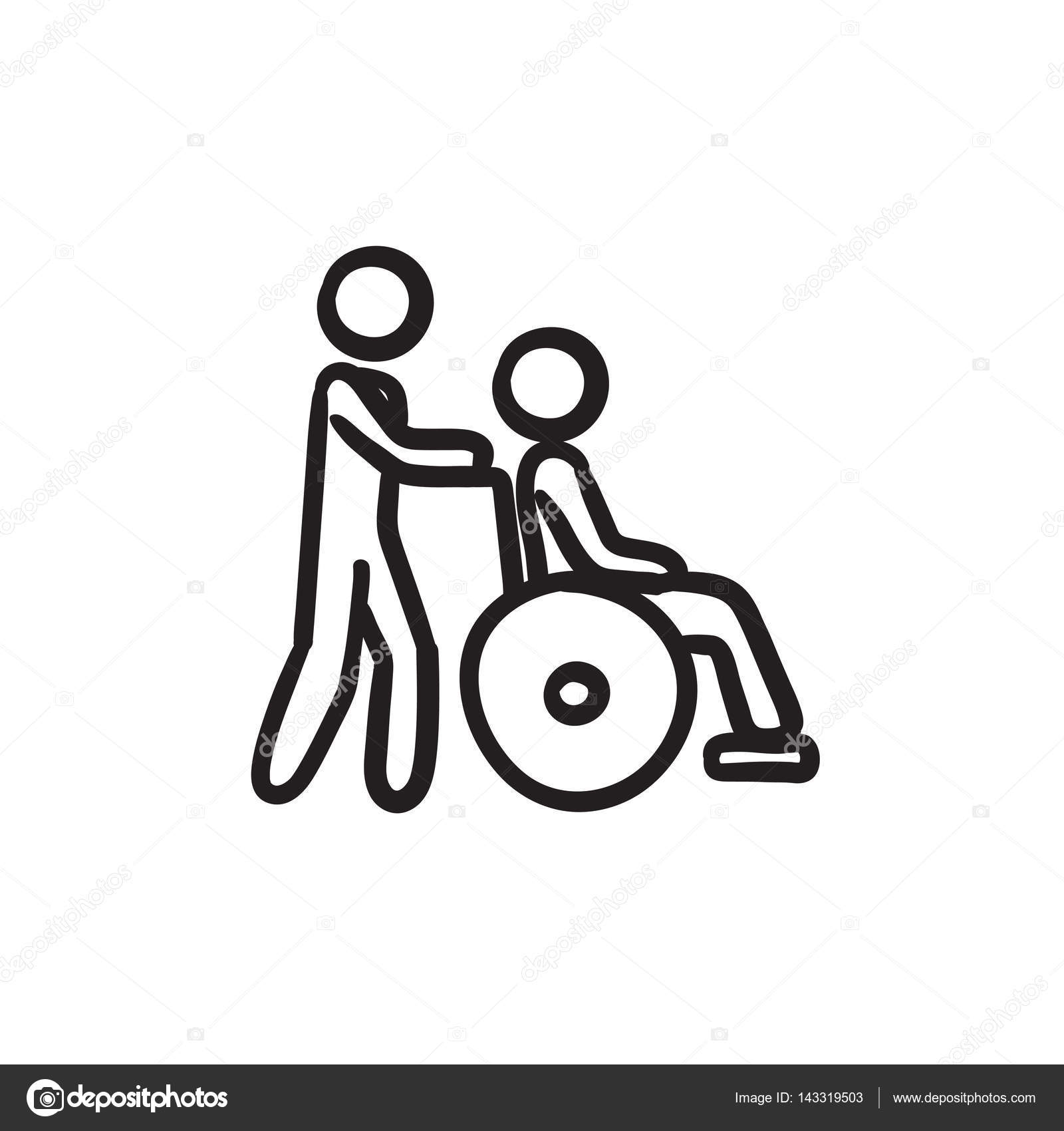 1600x1700 Nursing Care Sketch Icon. Stock Vector Rastudio