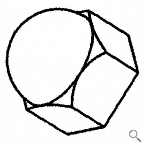 500x500 Nut Lock Back Stud