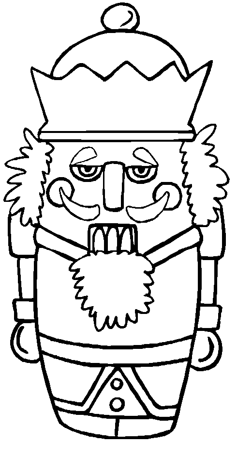 490x948 Nutcracker Coloring Page