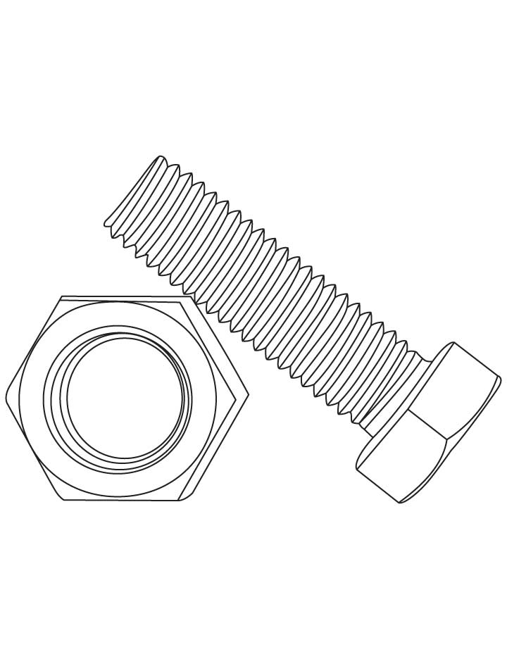 720x936 Nuts And Bolts Coloring Pages By Cody Projects To Try