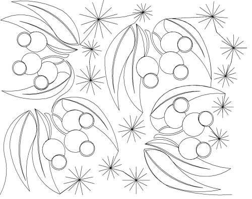 500x396 Gum Nuts And Leaves Zentangle Creations Leaves