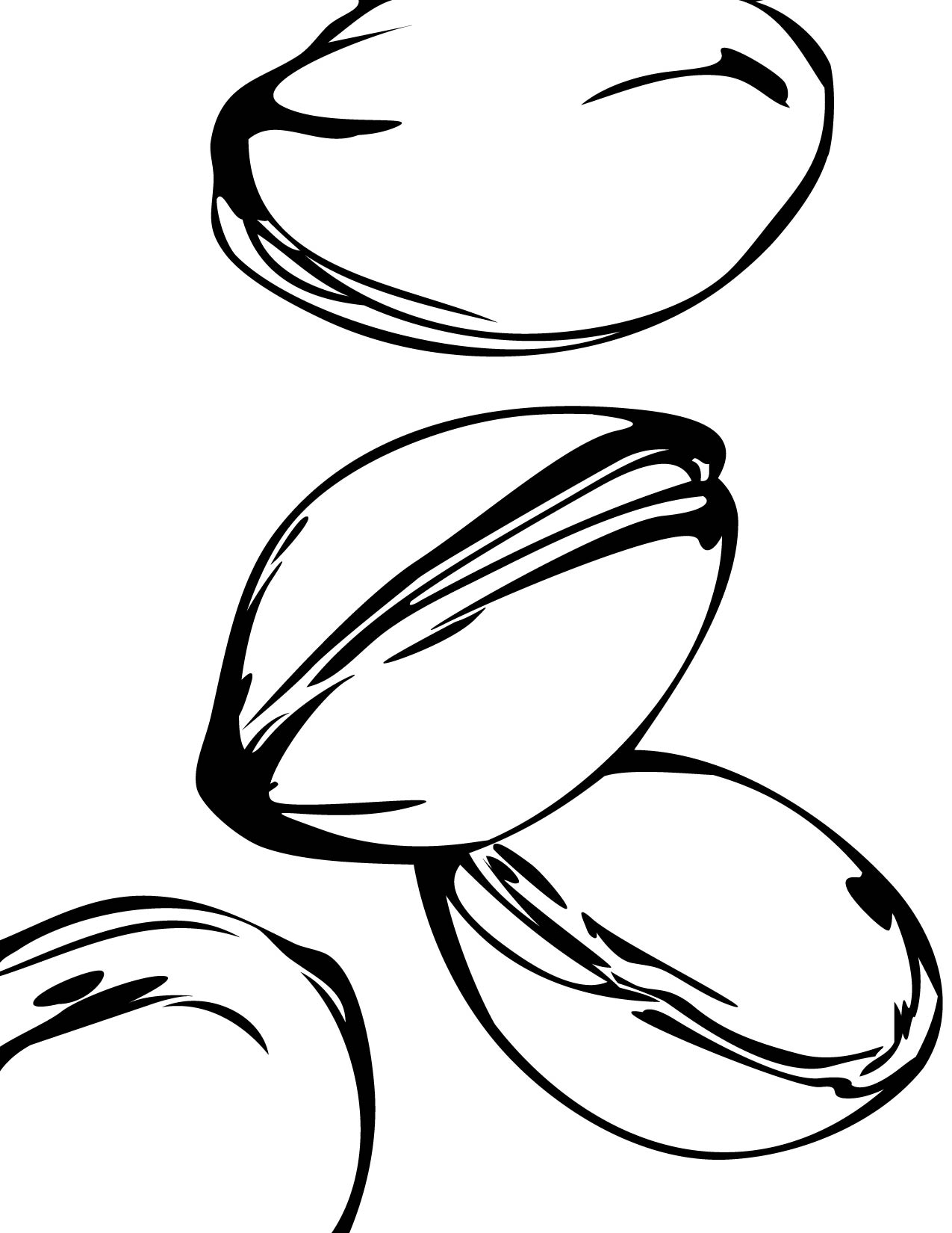 1275x1650 Nuts Coloring Pages