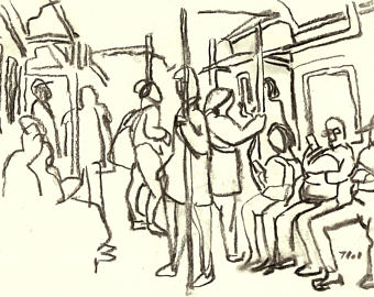 340x270 Original Sketch Nyc Etsy