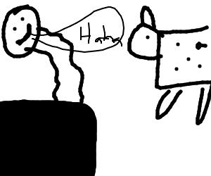 300x250 Laughing Jack + Nyan Cat (Drawing By Sam Ipsen)