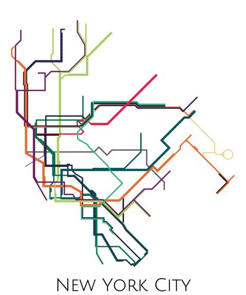 480x576 New York Metro Map Parmar Media
