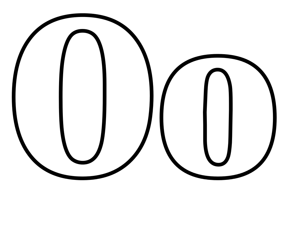 994x768 Letter O Coloring Pages