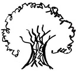 261x239 Oak Tree Outline Clip Art (48 )