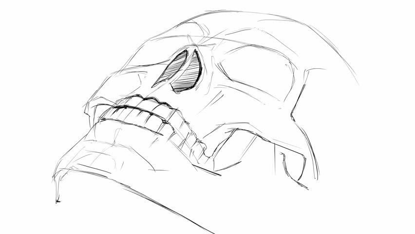 852x480 2d Animation Motion Graphics Showing Drawing Sketch Style