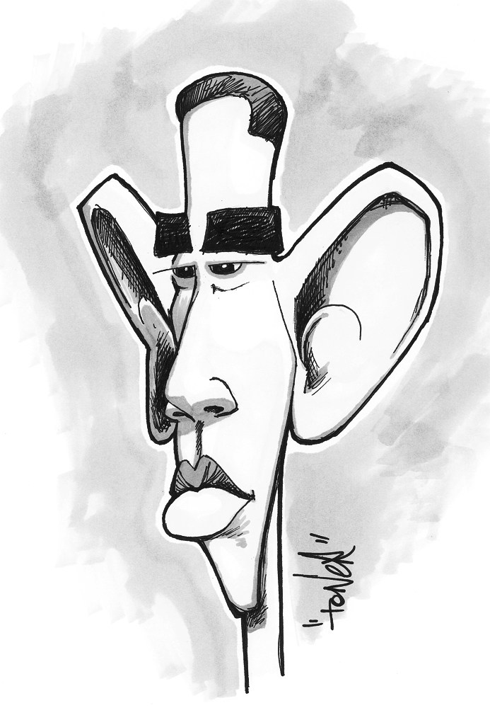 693x1000 Obama Caricature