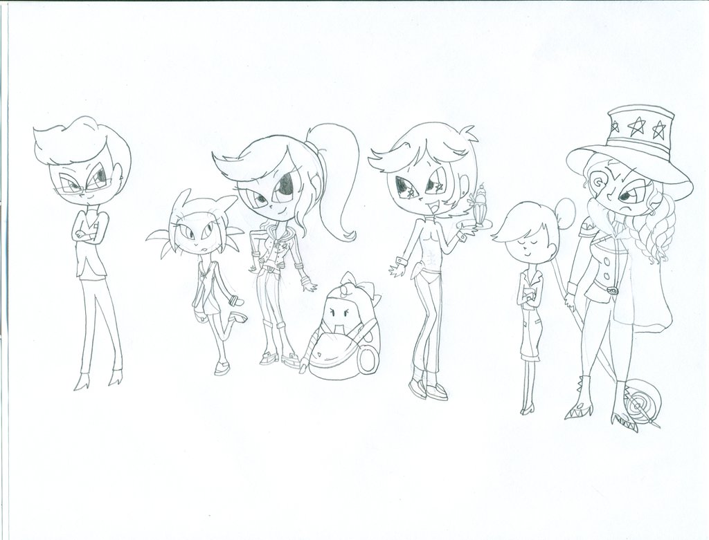 1024x781 Space Dandy Genderbent (Sketch) By Obeliskgirljohanny
