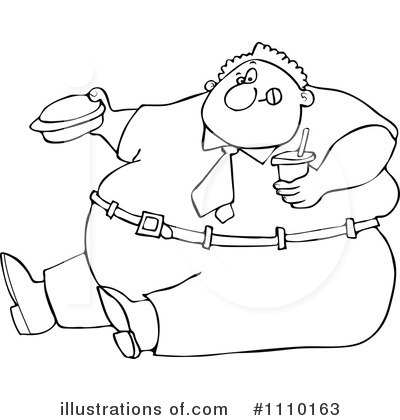 400x420 Fat Man Clipart