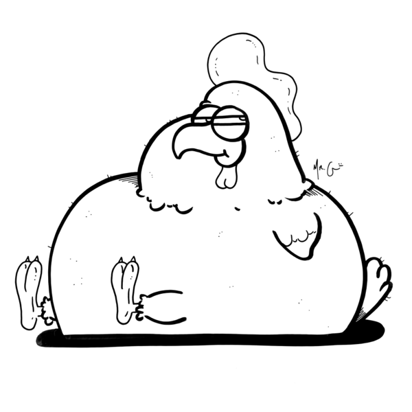 600x600 Obese Chicken