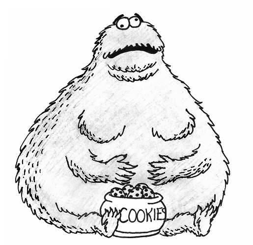 515x500 Obesity Monster Doodles Drawings Doodles