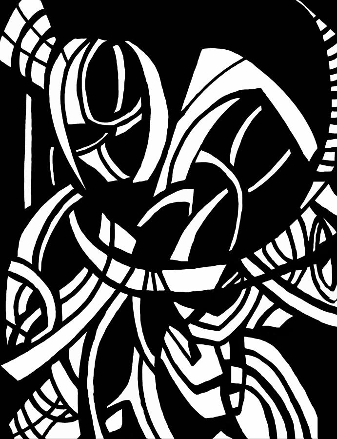 691x900 Non Objective Art Painting By Anne Hamilton